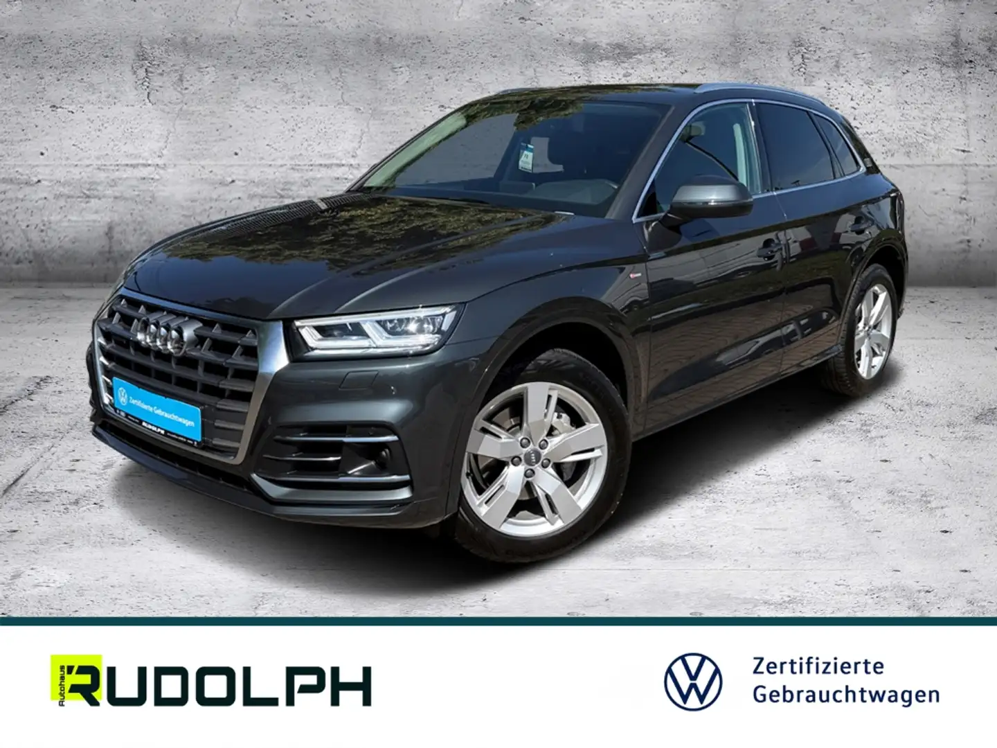 Audi Q5 40 S-Line quattro 2.0 TDI S-Tronic LED Navi AHK AC Gris - 1