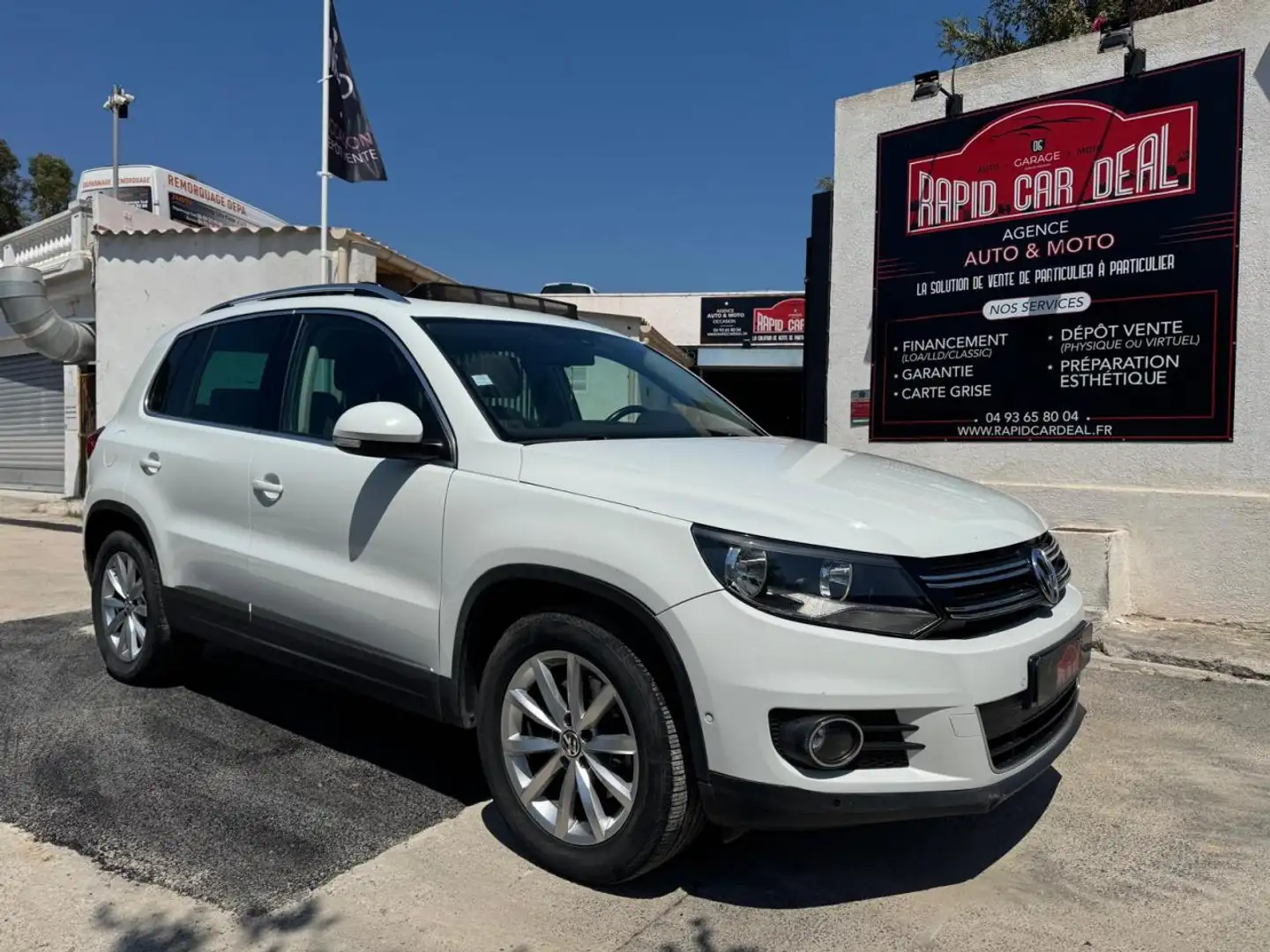 Volkswagen Tiguan Tiguan 2.0 16V TDI BlueMotion - 110  Sportline Business PHASE 2 Blanc - 1