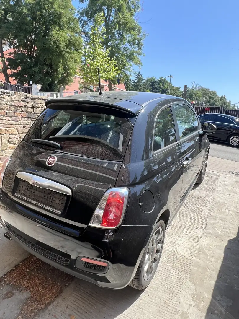Fiat 500 500s bien equipee avc demande d’immatriculation Noir - 2