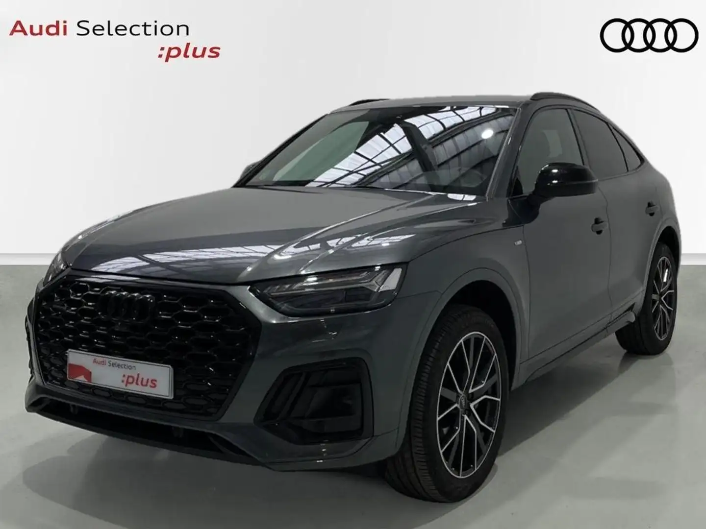 Audi Q5 Sportback 40 TDI quattro-ultra Black line S tronic Gris - 1