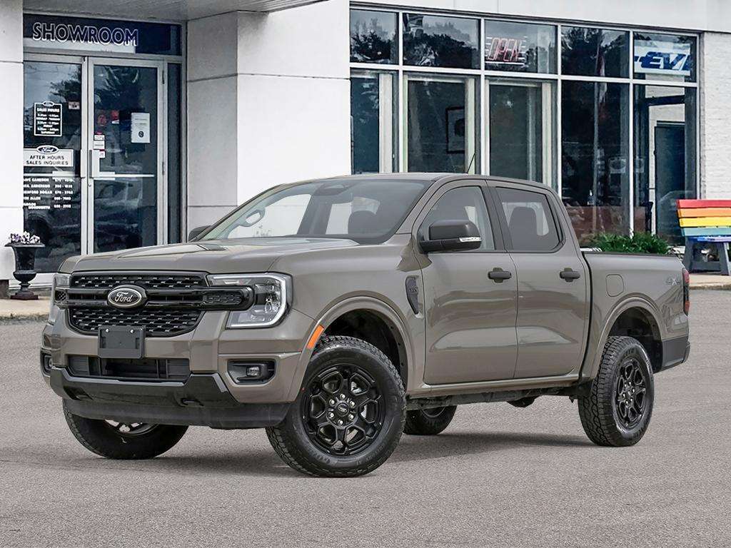 Gray 2026 Ford Ranger Pickup Truck Four-Wheel Drive Automatic
