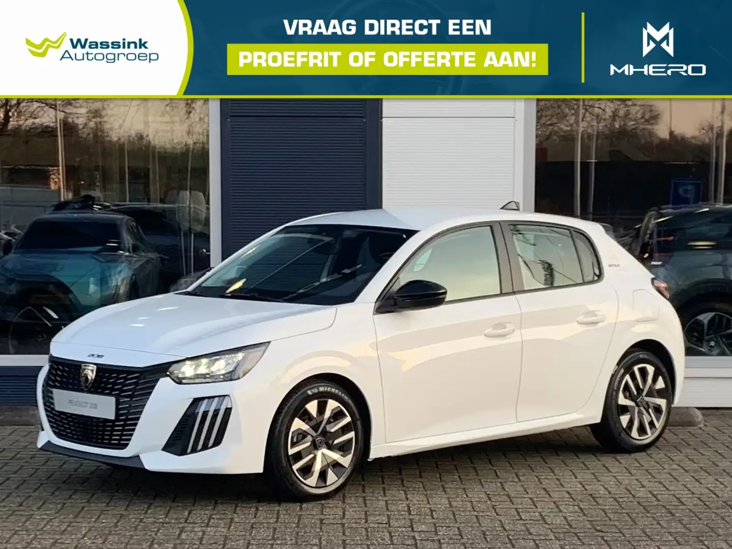 Peugeot 208 1.2 PureTech 75pk Style | Navigatie | Aircondition Wit - 1