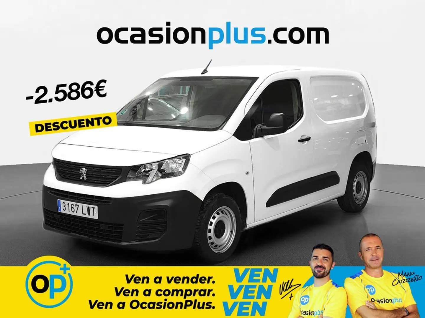 Peugeot Partner 1.5BlueHDI S&S Pro Standard 600kg 100 Blanco - 1