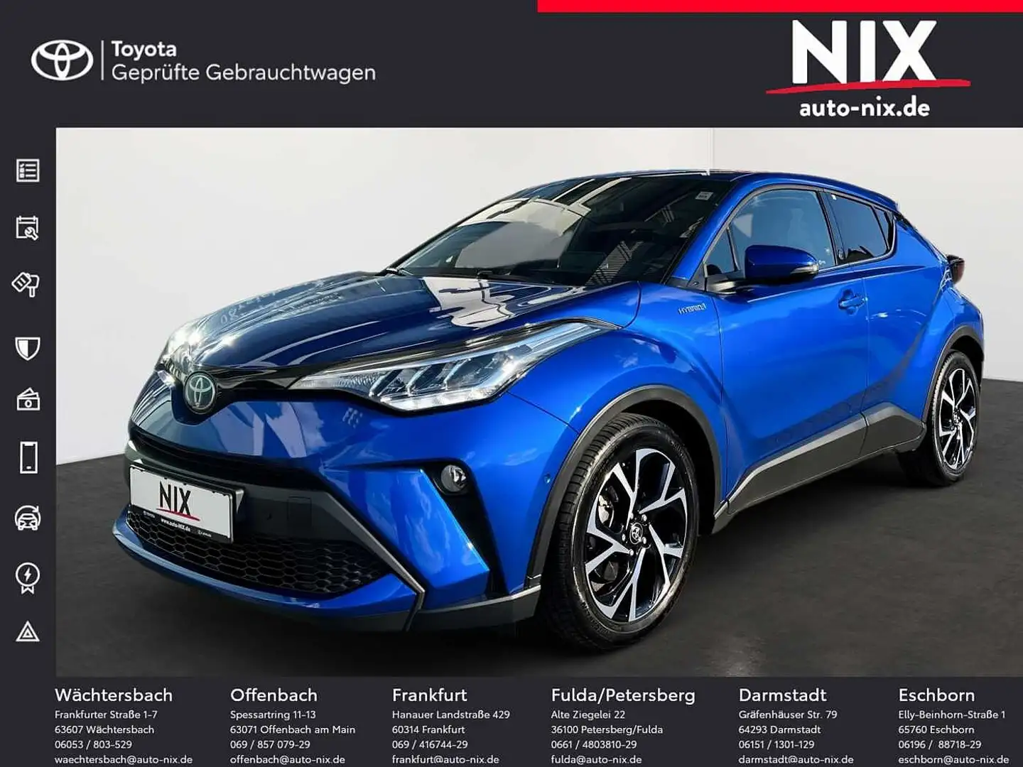 Toyota C-HR 1.8 Hybrid Team D KLIMA KAMERA Blau - 1