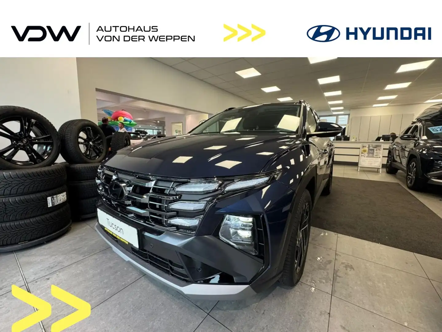 Hyundai TUCSON PRIME + GLASDACH + DIGITAL KEY U.V.M.! Klima Navi Blau - 1