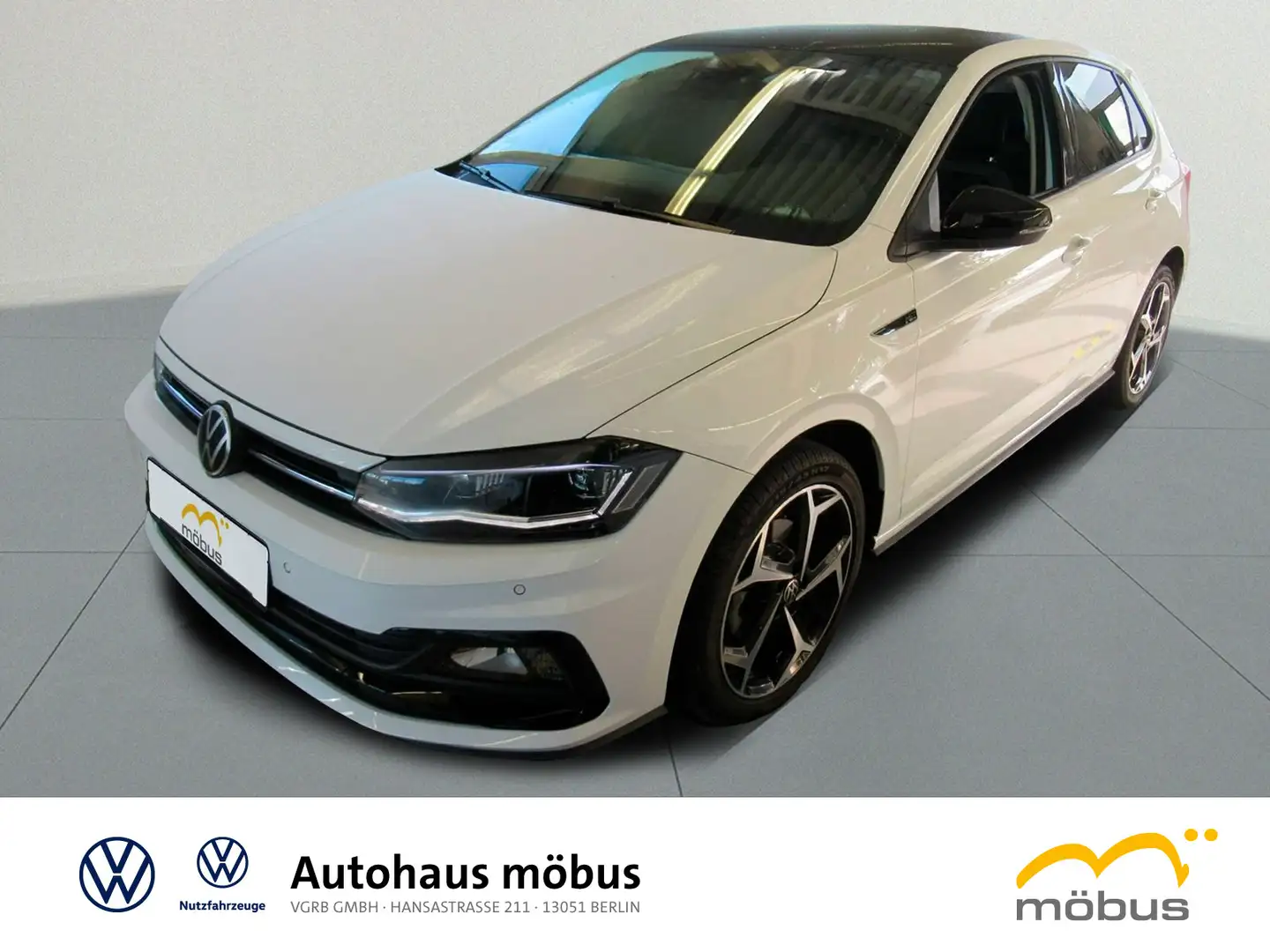 Volkswagen Polo 1.0 TSI Highline*NAVI*RFK*ACC*LED*KLIMA* Weiß - 2
