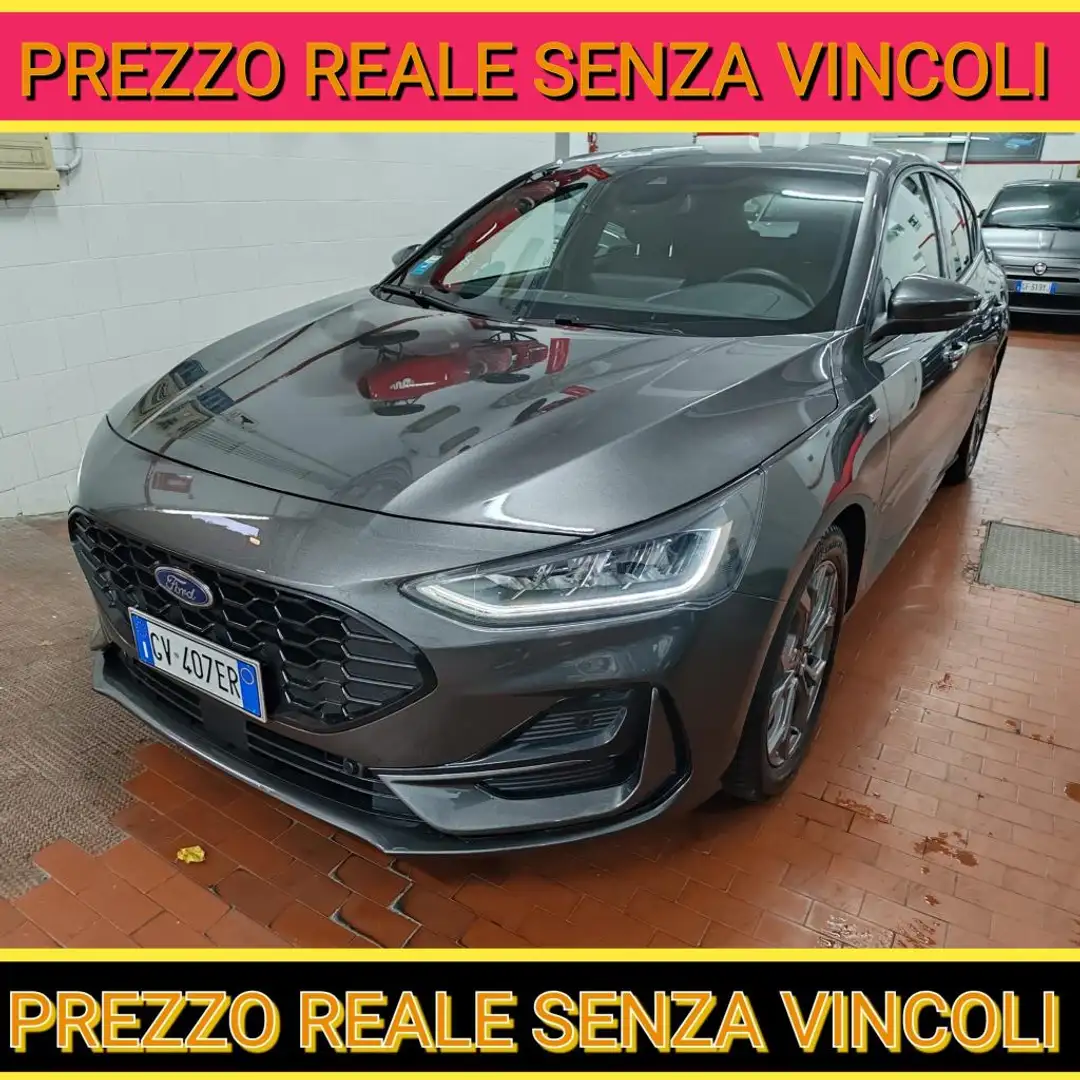 Ford Focus 1.0 Hybrid ST-Line 125cv PREZZO REALE Grijs - 1