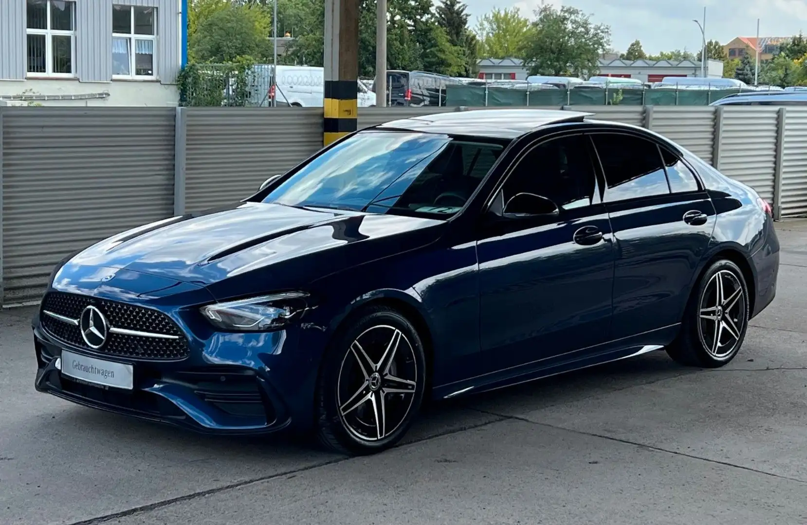 Mercedes-Benz C 300 C300 2x AMG-LINE LED NIGHT PANO TOTWINKEL KAMERA Синій - 1