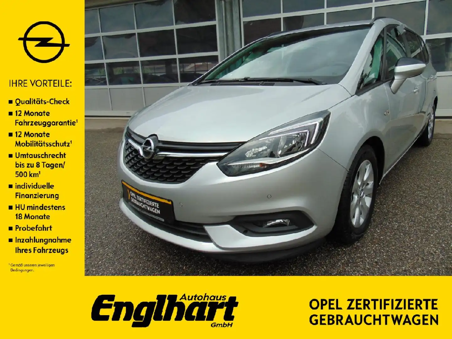 Opel Zafira Zafira Tourer 1.4 Turbo Edition Silber - 1