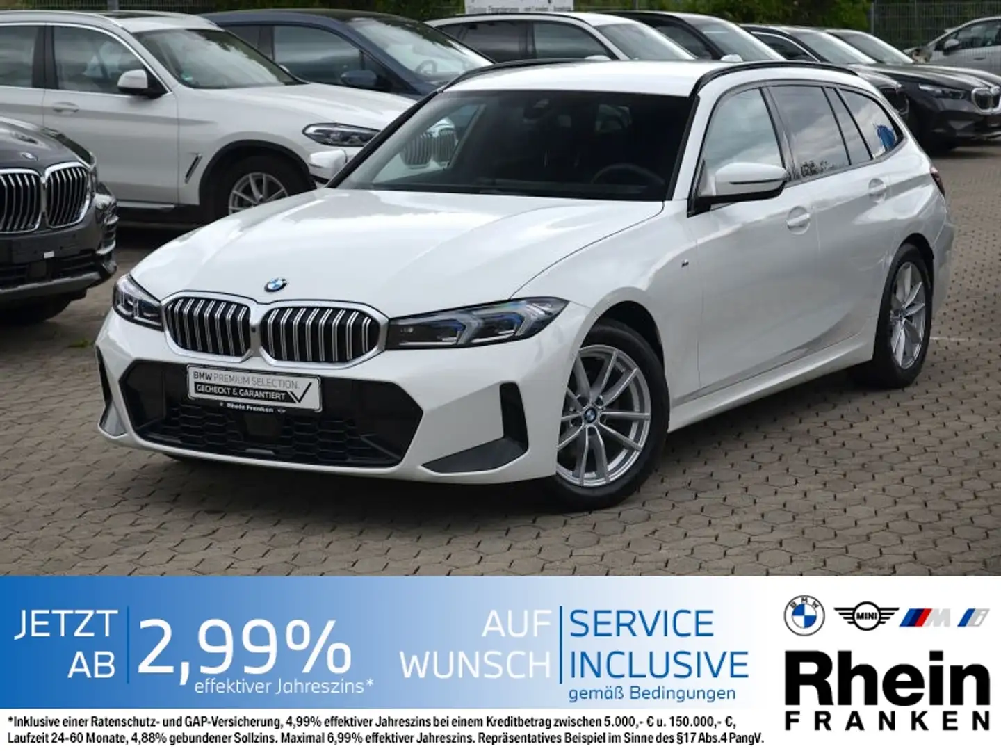 BMW 320 d xDrive M Sport *Facelift*.Ad.LED.ACC.360° Weiß - 2