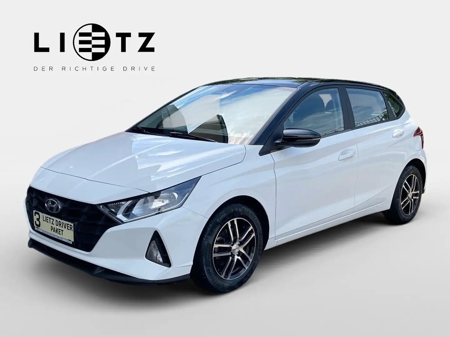 Hyundai i20 1,2 MPI i-Line Plus Weiß - 1