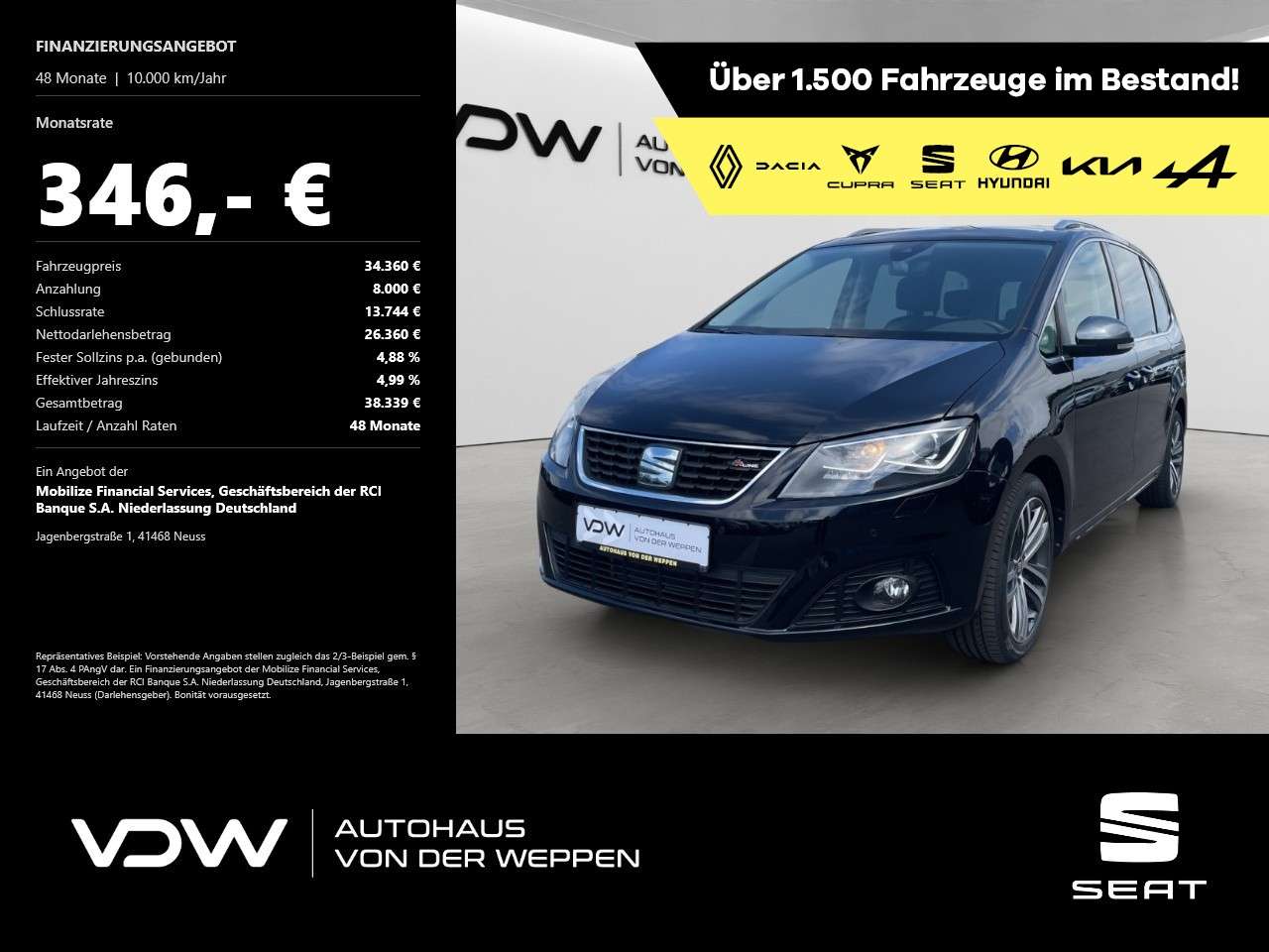 Seat Alhambra occasion