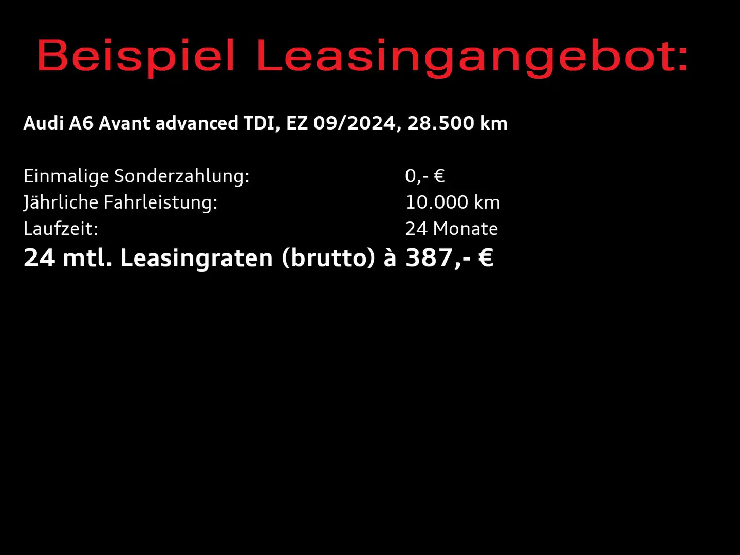 Audi A6 advanced 35 TDI S-tronic / Pano, Matrix Schwarz - 2