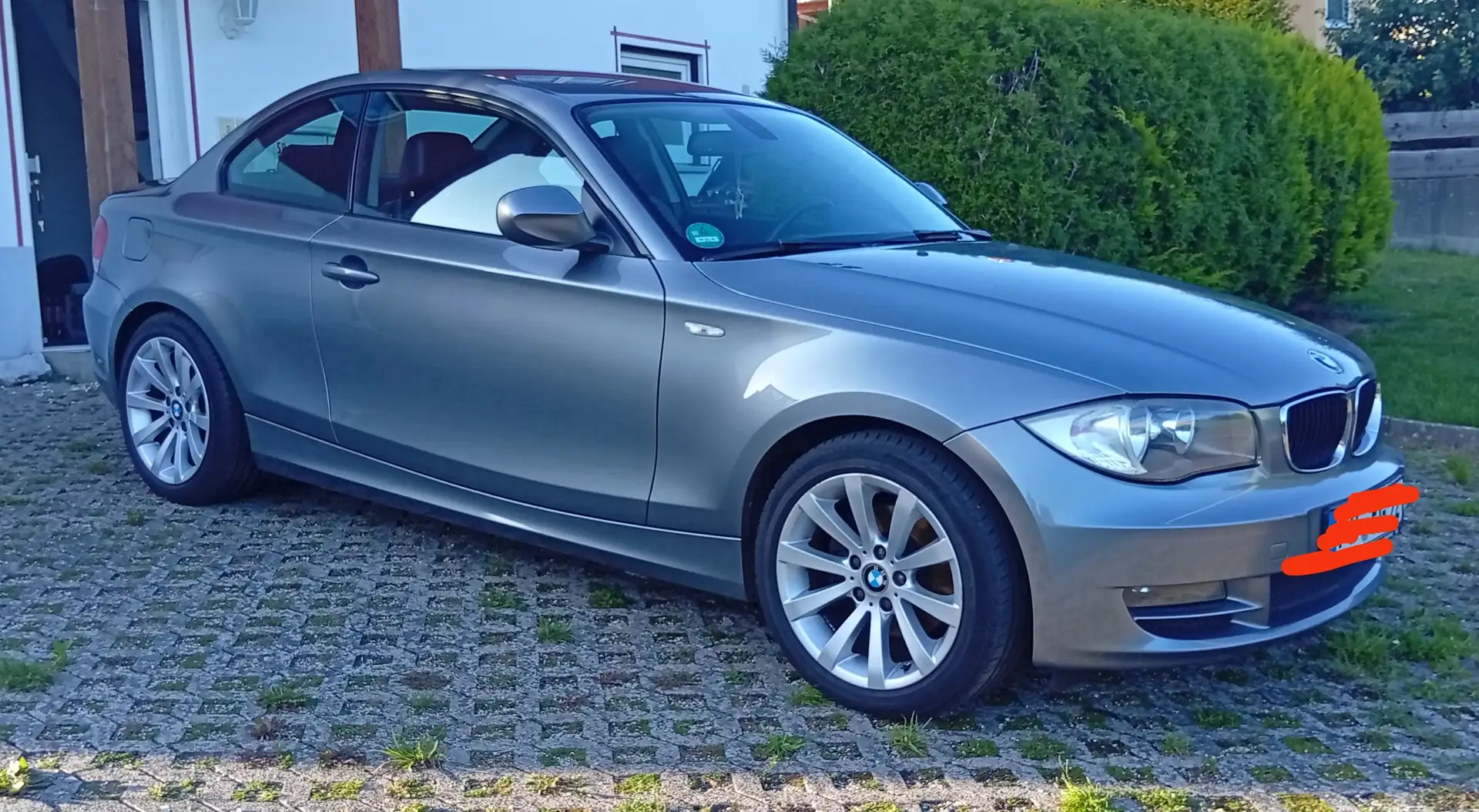 BMW 120 1er Coupe 120i Coupe Gris - 1