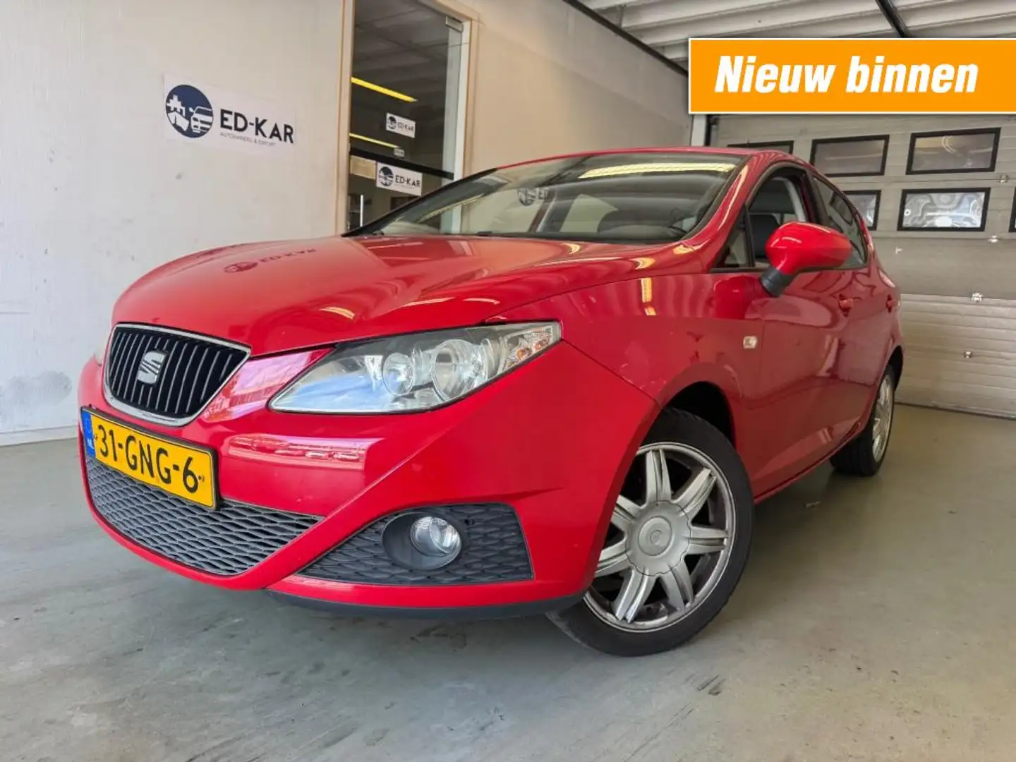 SEAT Ibiza 1.4 Stylance AIRCO 1STE EIG. NAP APK 7-2026 GOEDE Rood - 1