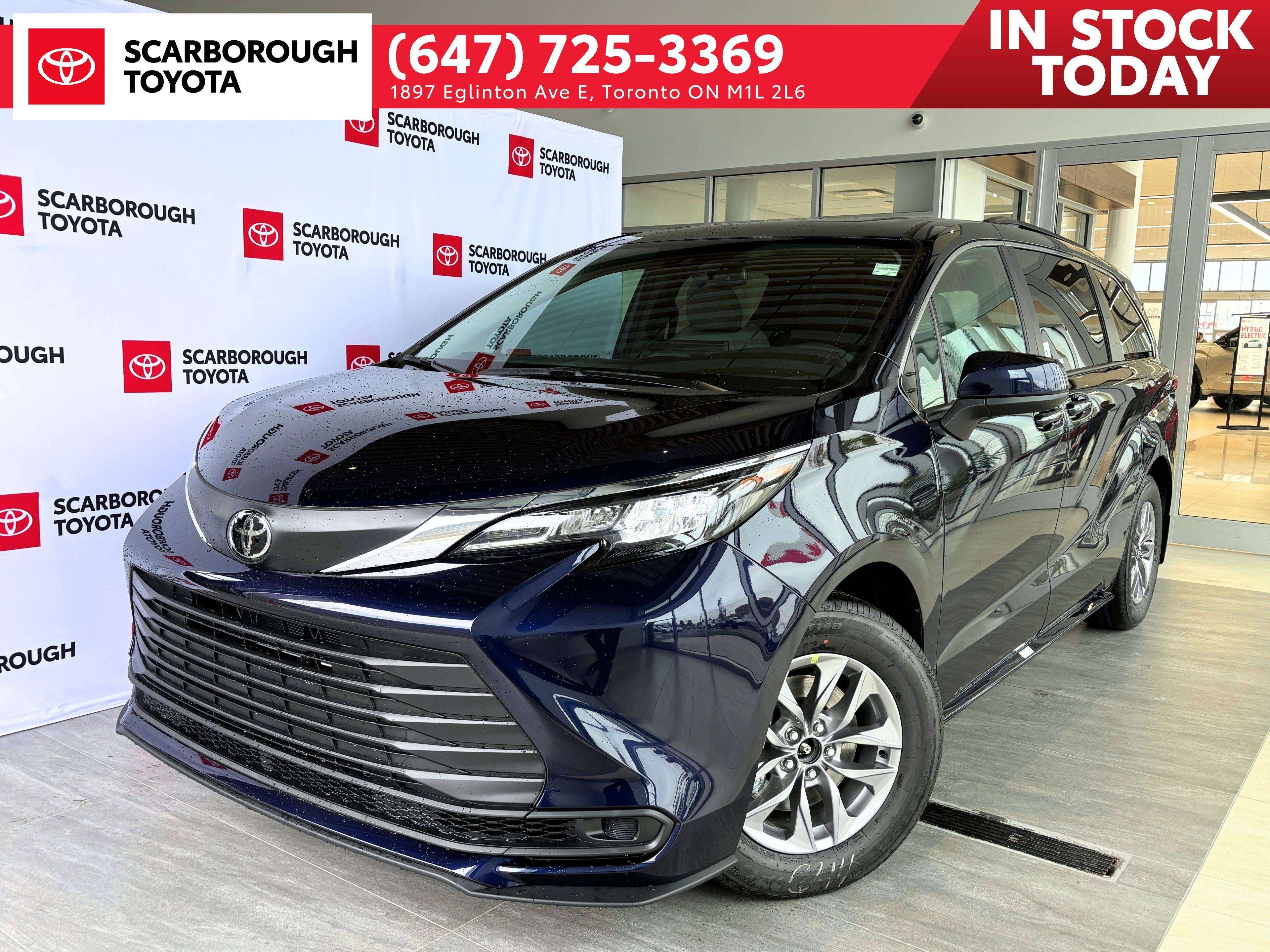Blue 2026 Toyota Sienna Minivan Front-Wheel Drive Automatic