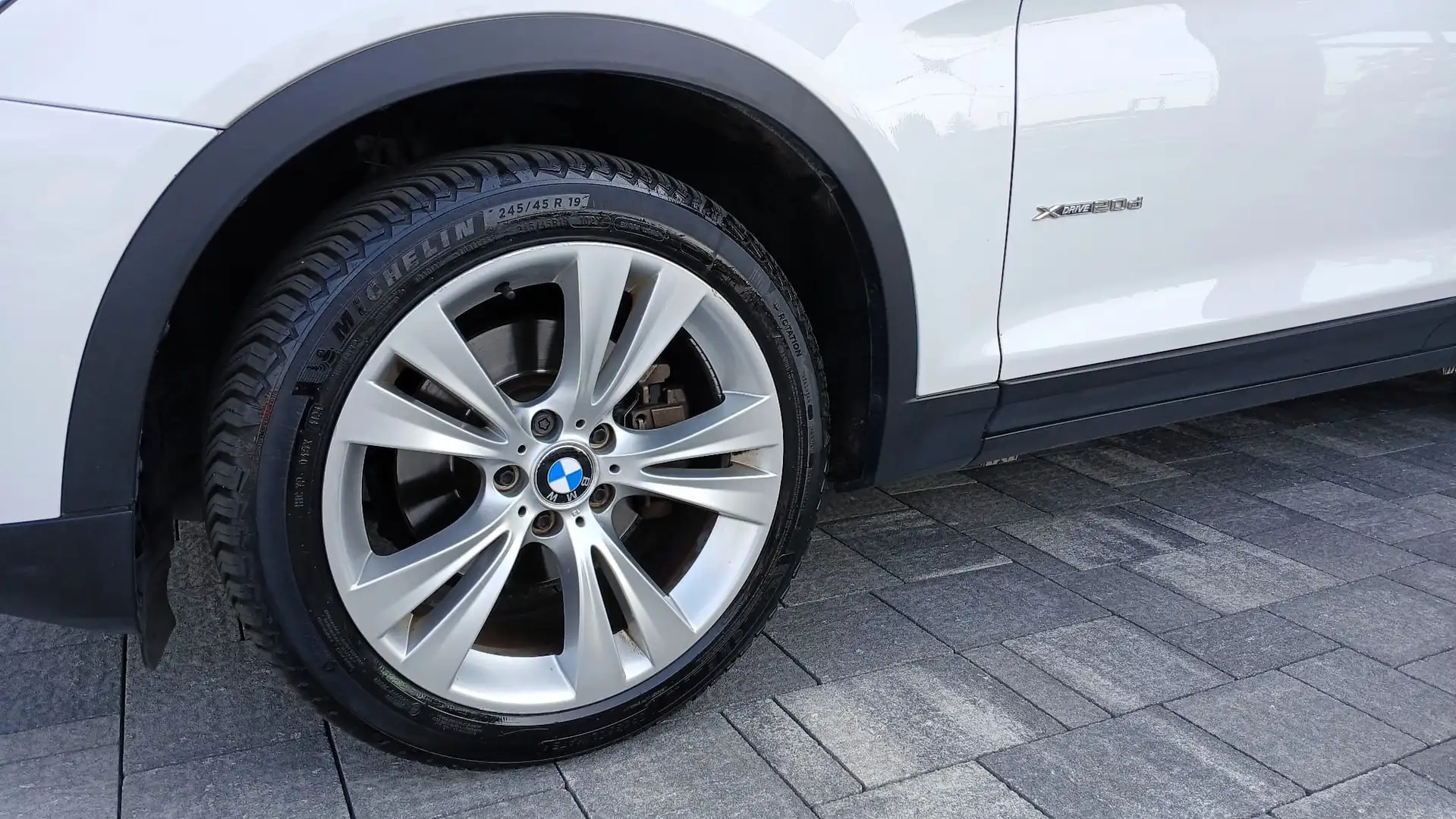 BMW X3 X3 xdrive 20d Bianco - 2