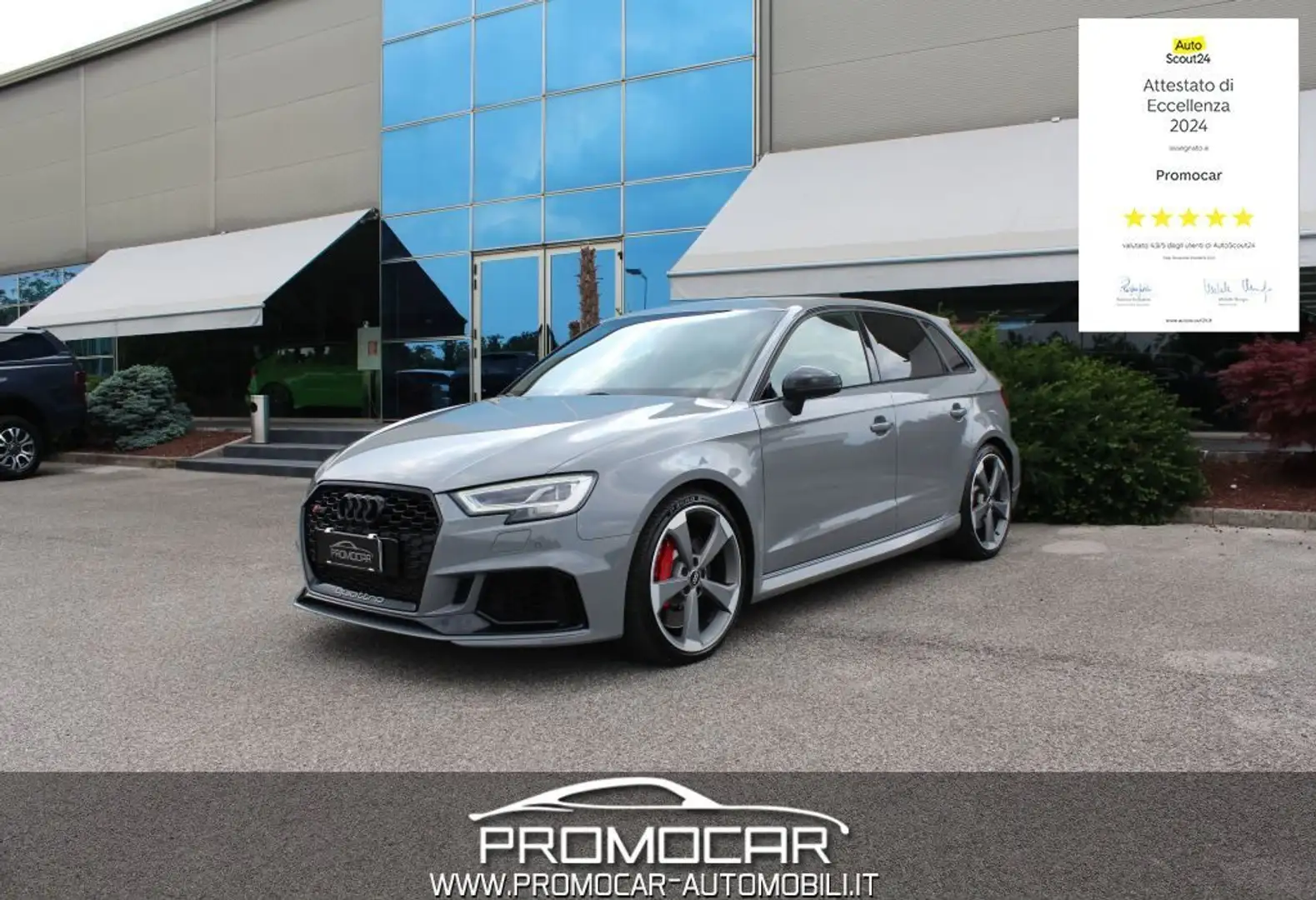 Audi RS3 3 SPB *GUSCIO*UNICO PROPRITARIO*TAGLIANDATA* Grigio - 1