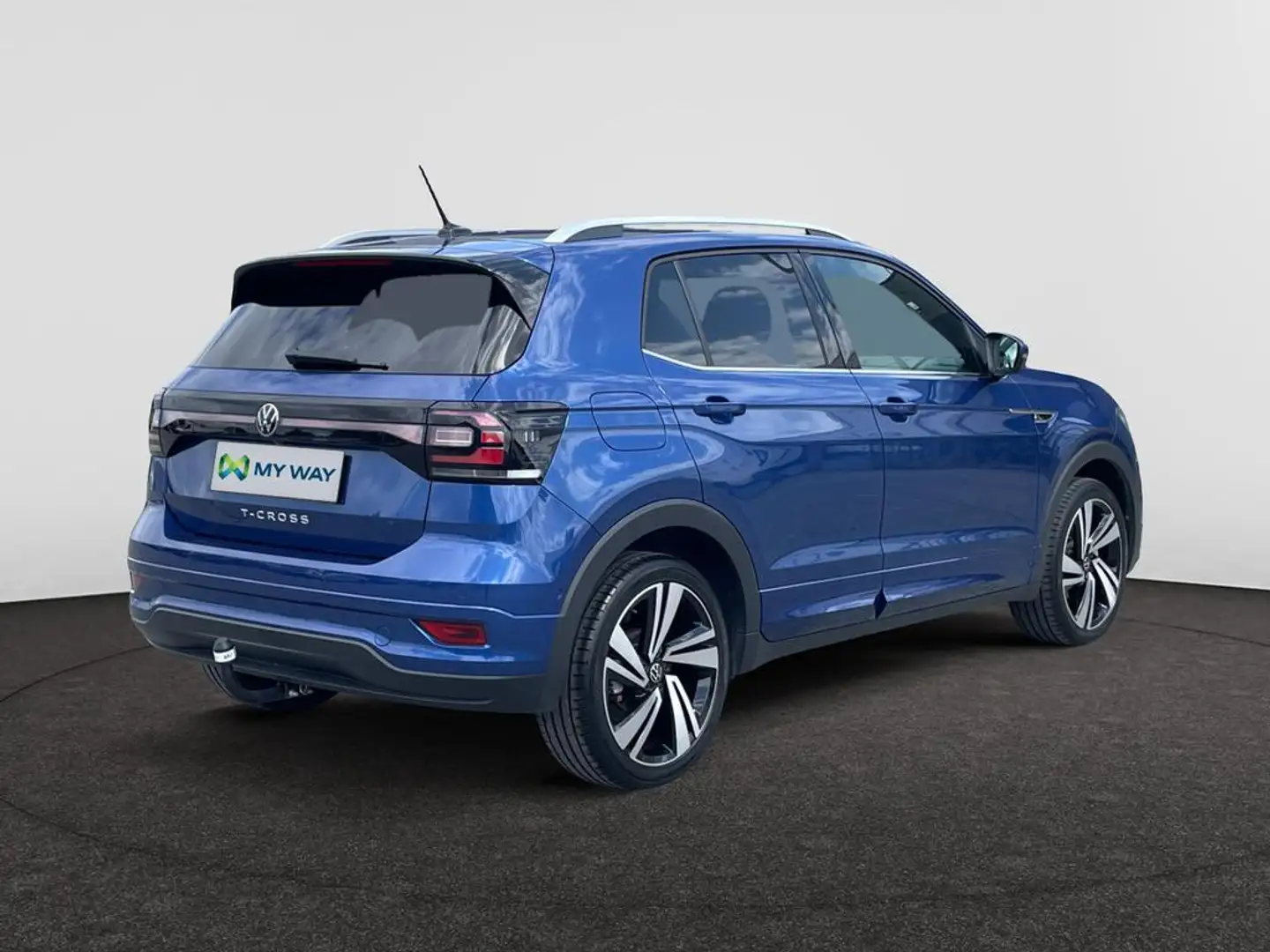 Volkswagen T-Cross R-Line 1.5 TSI (150 pk) /// Automaat /// Trekhaak  Blauw - 2