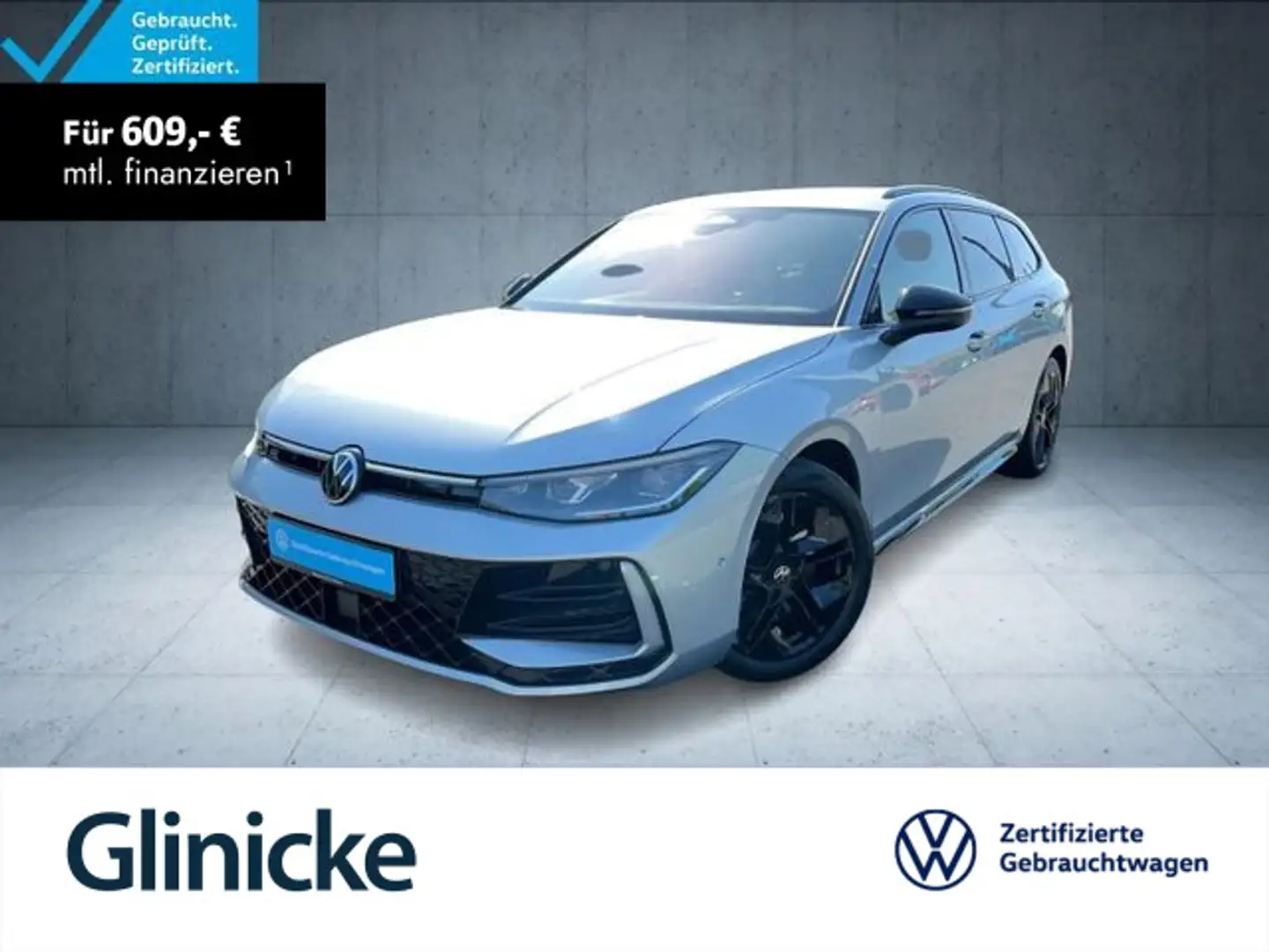 Volkswagen Passat Variant R-Line 2.0 TDI 4M StHz/AHK/Matrix Silber - 1