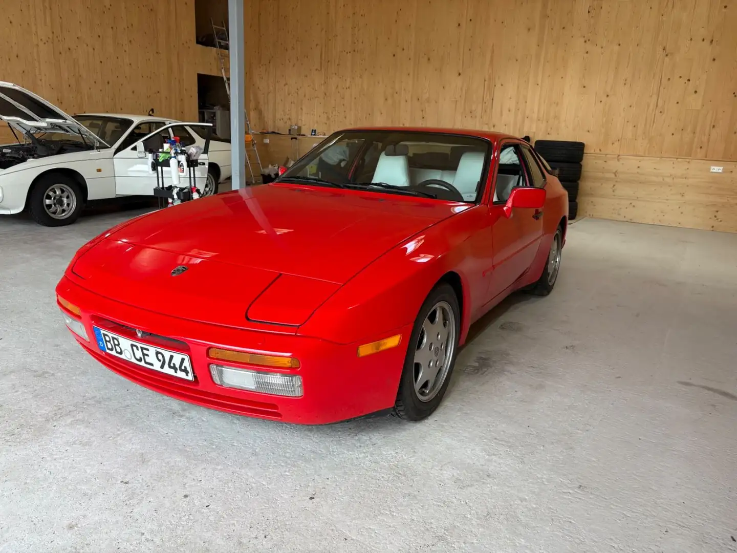Porsche 944 Turbo Schiebedach Leder Rojo - 1