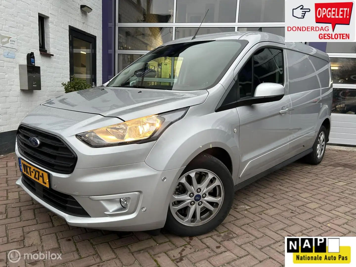 Ford Transit Connect 1.5 EcoBlue L2 * AUTOMAAT * TREKHAAK Argent - 1
