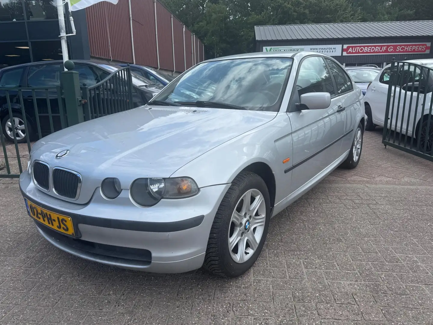 BMW 316 3-serie Compact 316ti airco,cruise control, APK 02 Grijs - 1