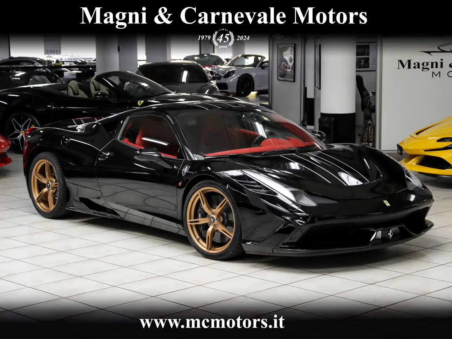 Ferrari 458 SPECIALE|FACTORY ROLLBAR|CARBON SHIELDS| Nero - 1