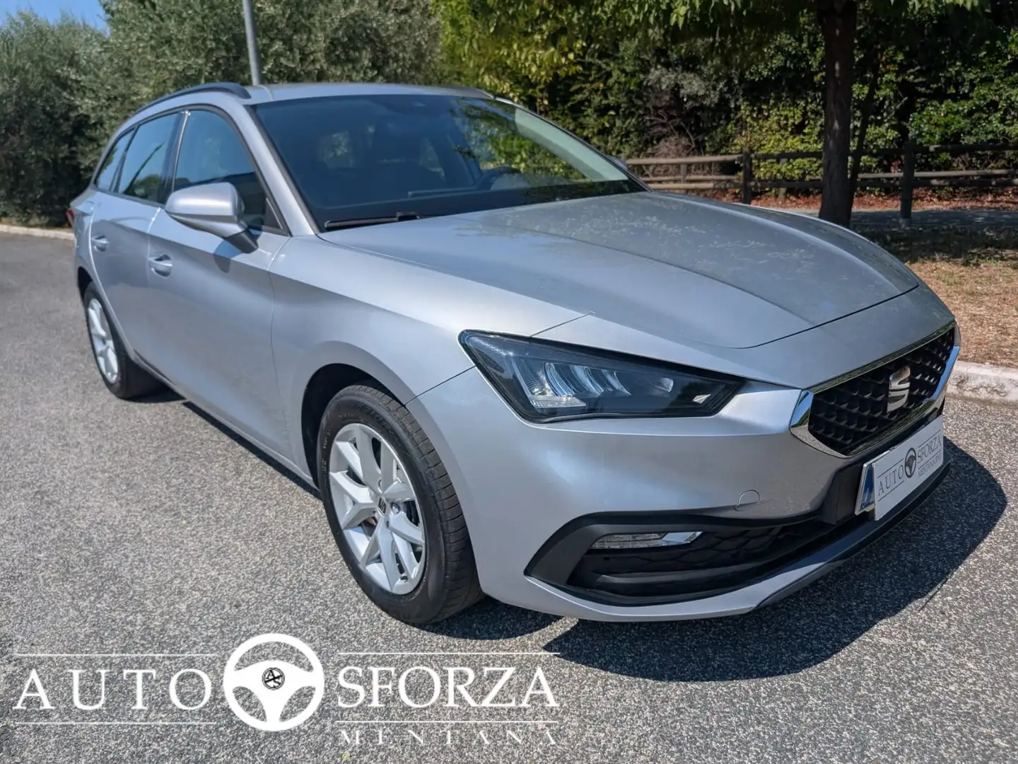 SEAT Leon 1.0 ETSE Sportstourer DSG Hybrid 110 Cv Tagliandat Argento - 1