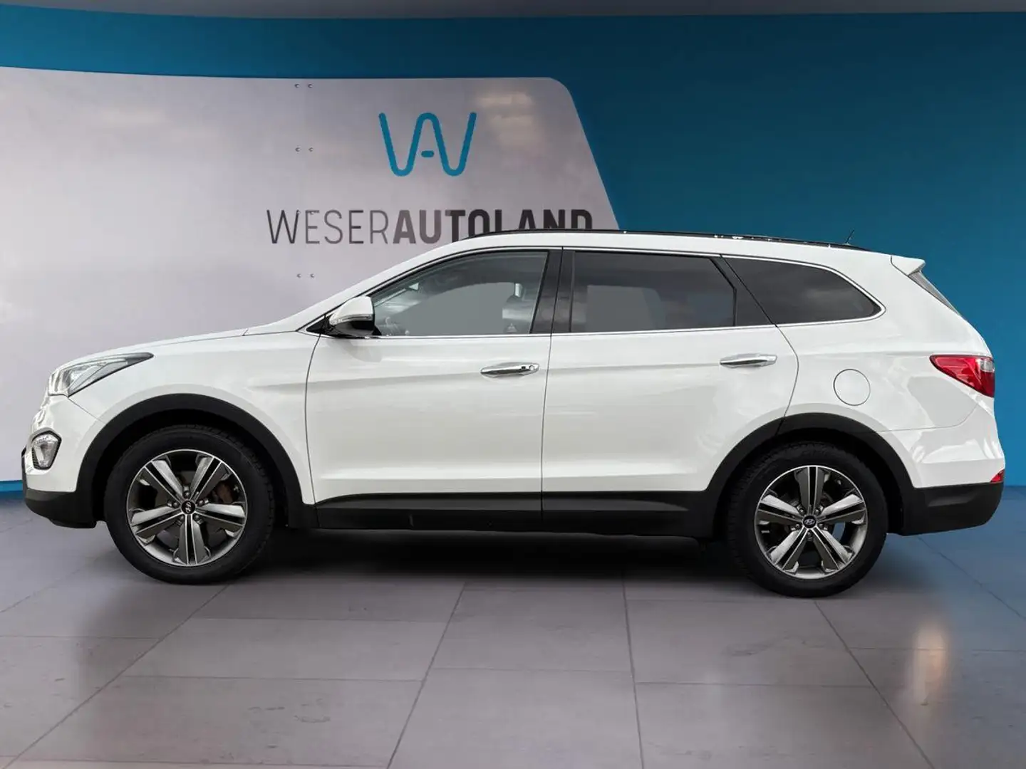Hyundai Grand Santa Fe 2.2 CRDi  AWD AHK LEDER 7-SITZER Blanc - 2