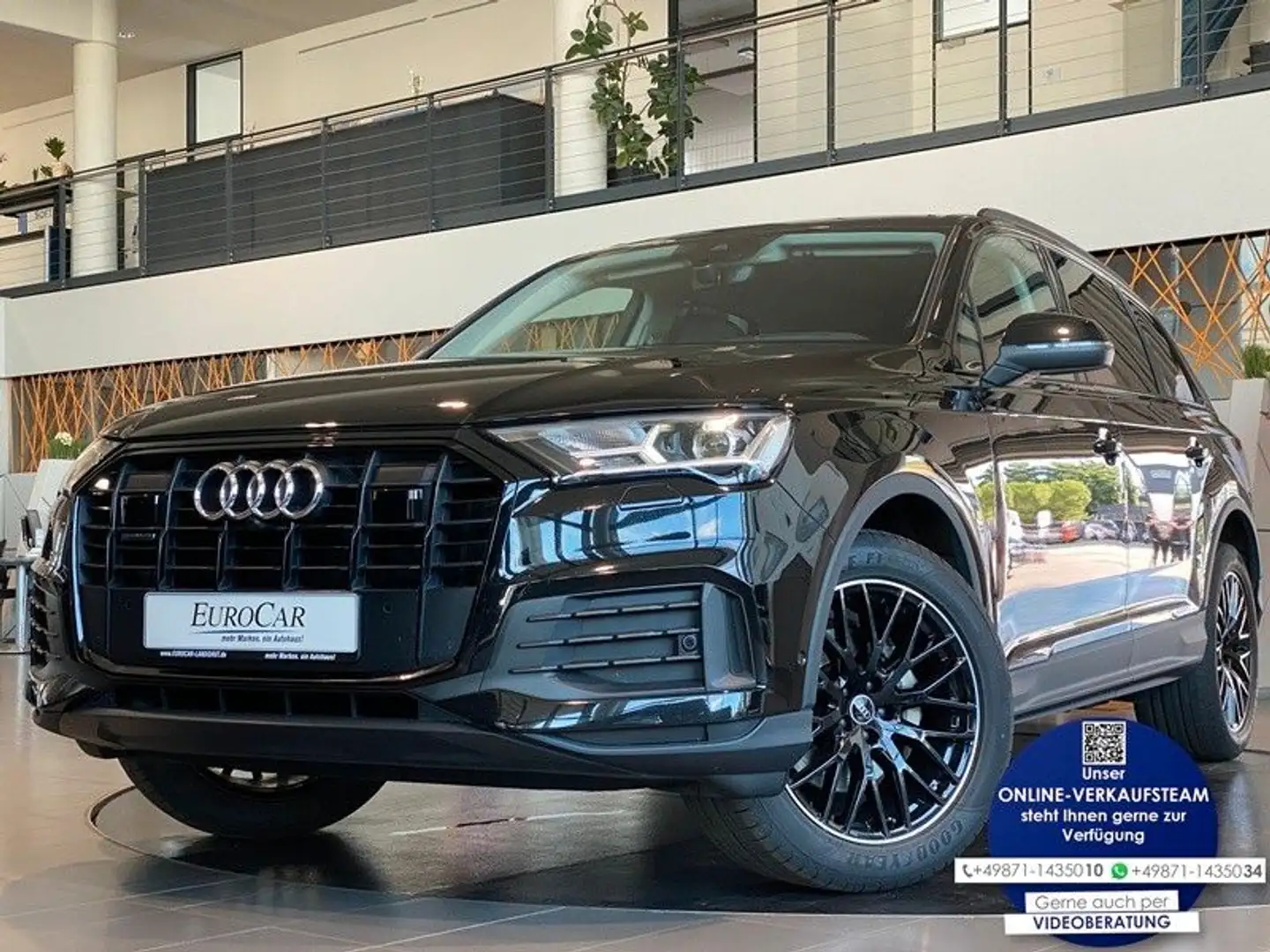 Audi Q7 50 TDI quattro Black ViCo Memory Sthz ACC HUD Černá - 1