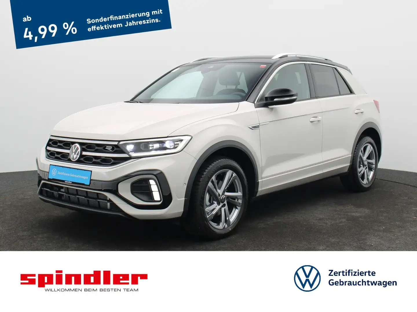 Volkswagen T-Roc R-Line 1.5 TSI DSG / Navi, App, AHK, LED+ Grau - 1