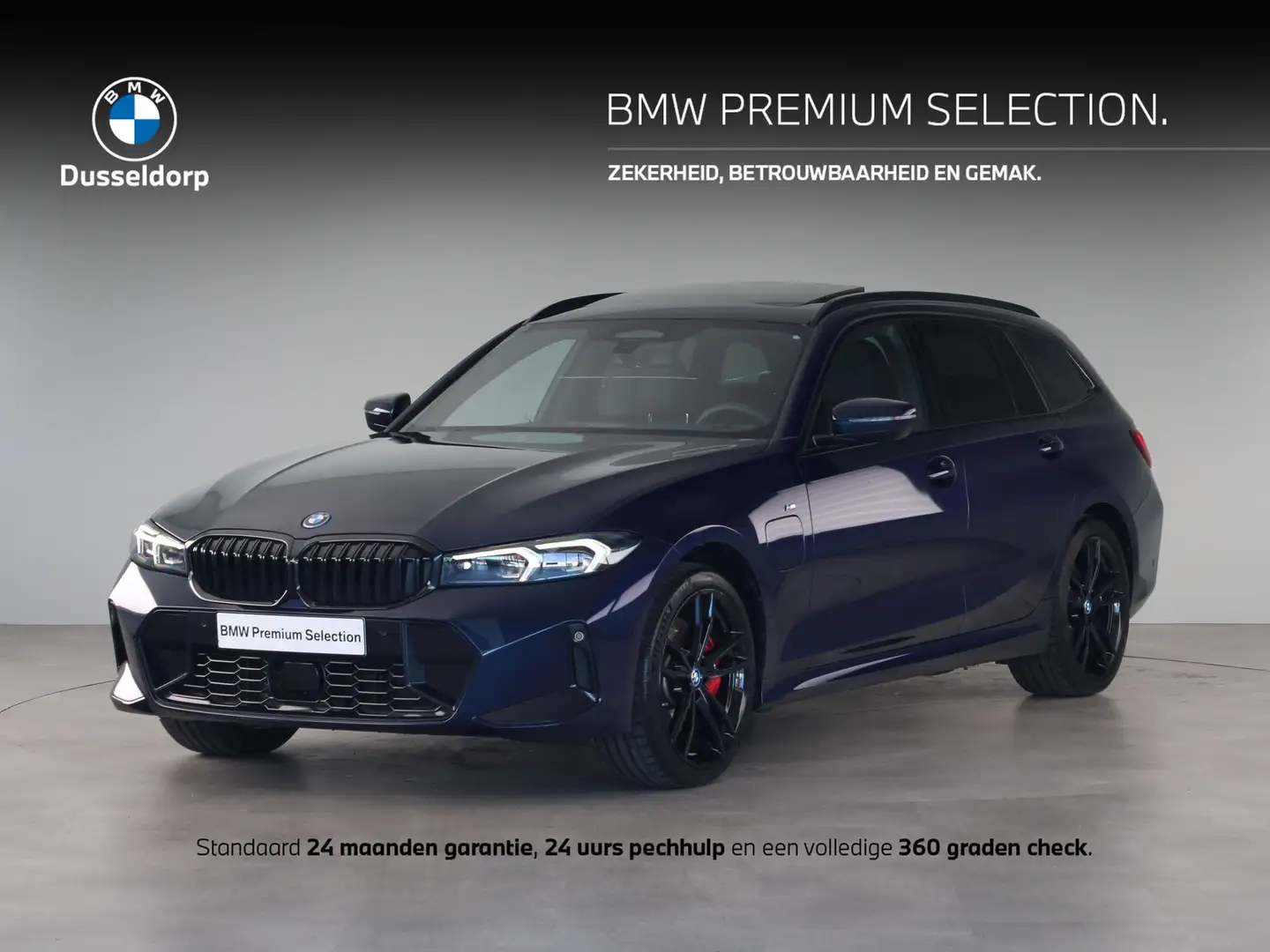 BMW 330 3 Serie Touring 330e xDrive Bleu - 1