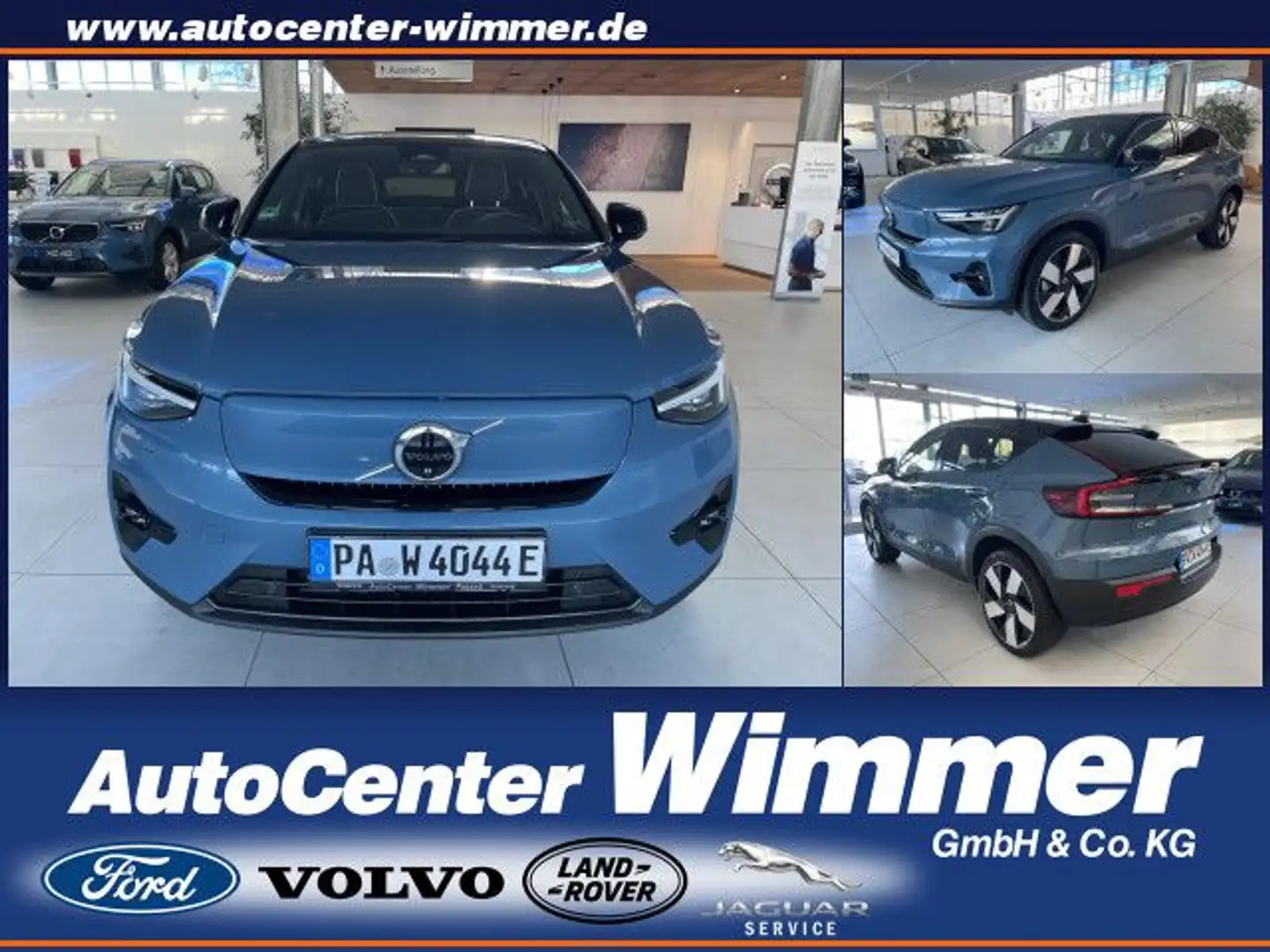 Volvo C40 Recharge Twin Edition Licht+Winter uvm. Navi Blau - 1