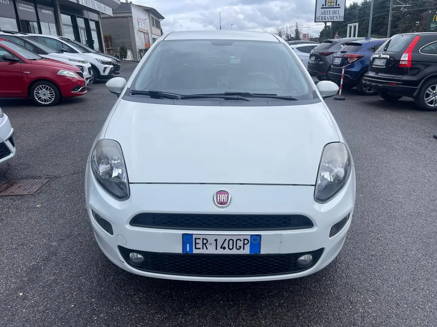 Fiat Punto 5p 1.4 Lounge s automatica *NEOPATENTATI* Alb - 2