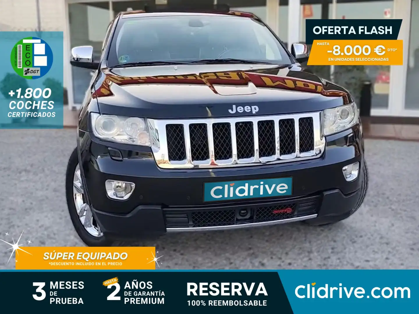 Jeep Grand Cherokee 5.7 V8 Hemi Overland Aut. Negro - 1