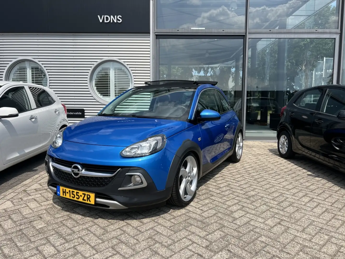 Opel Adam 1.0 Turbo Rocks Open Dak / Cruise Control / Stoelv Blauw - 2