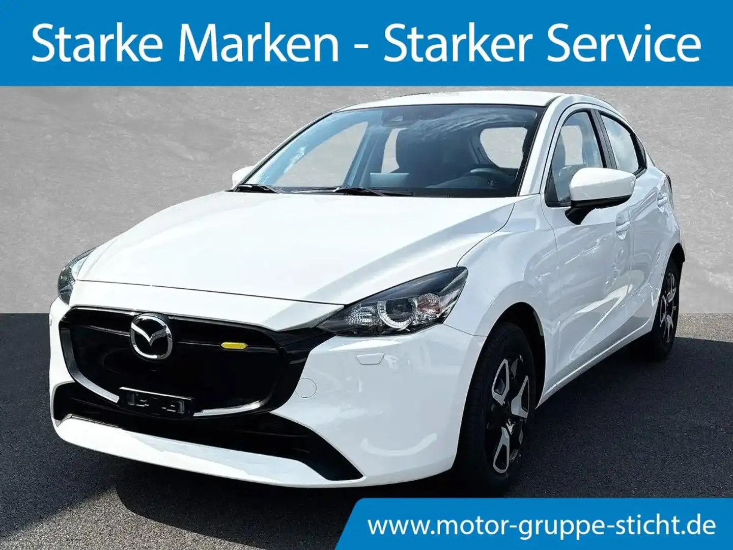 Mazda 2 Center-Line #ANDROID#EINPARKHILFE#SITZHEIZUNG Weiß - 1