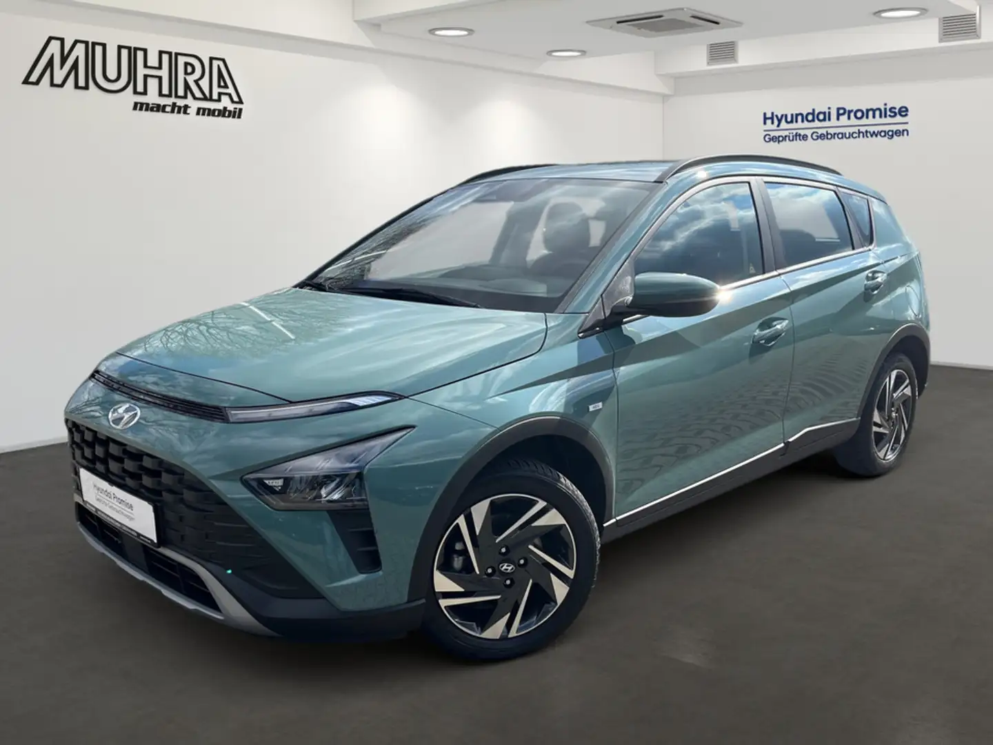 Hyundai BAYON 1.0 T-GDI 48V TREND 7-DCT NAVI BOSE LED Groen - 2