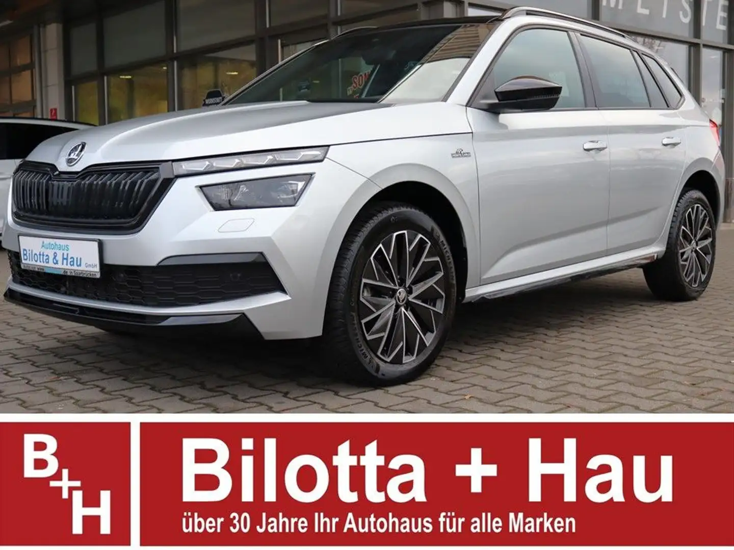 Skoda Kamiq 1.5 TSI ACT Monte Carlo DSG !! LED+Pano !! Argent - 1