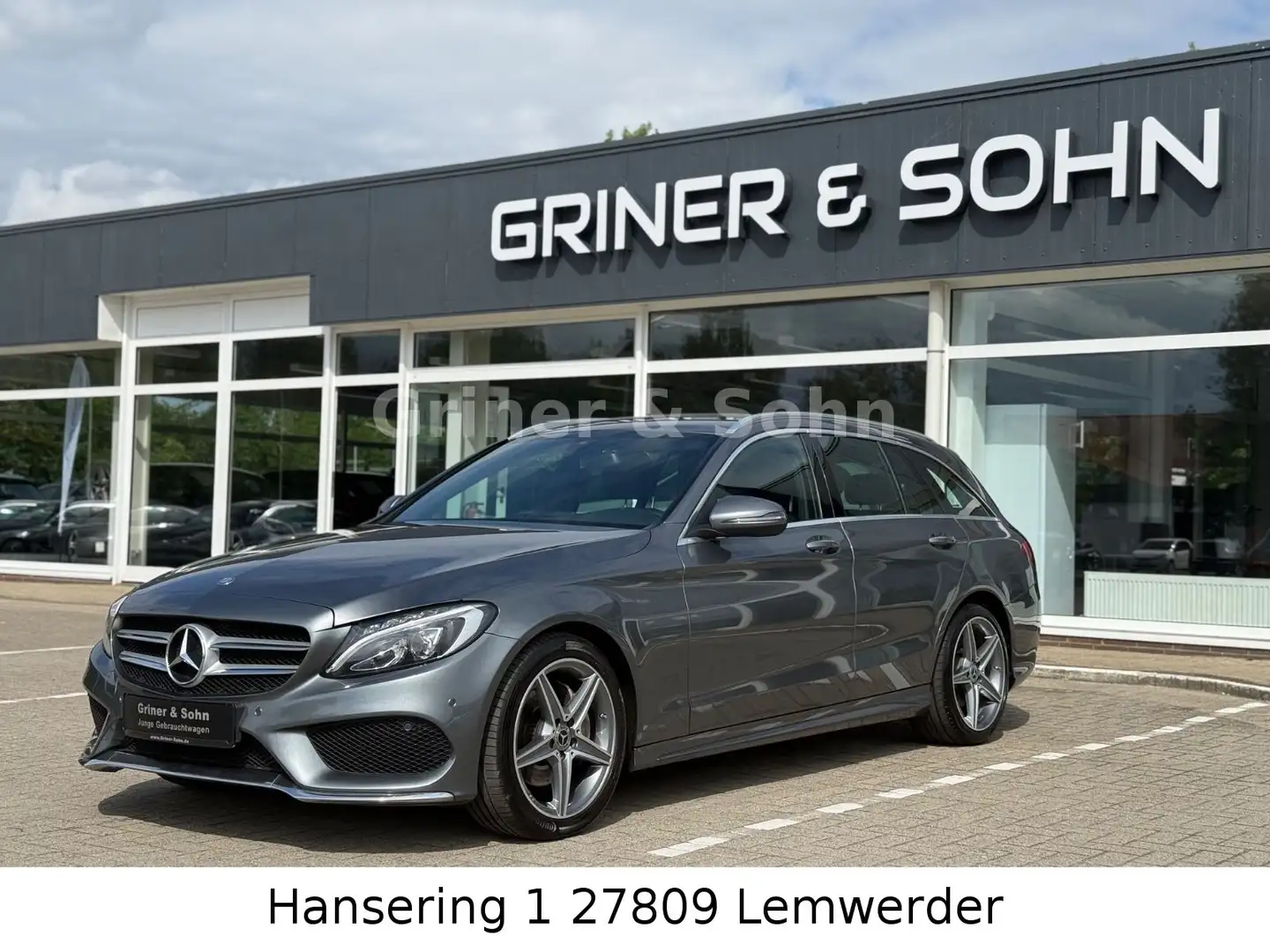 Mercedes-Benz C 220 d BlueTec,AMG,LED-Licht,AHK,Leder,Navi.5,49 Grigio - 1