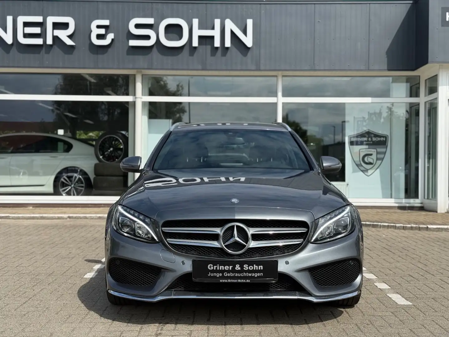 Mercedes-Benz C 220 d BlueTec,AMG,LED-Licht,AHK,Leder,Navi.5,49 Grigio - 2
