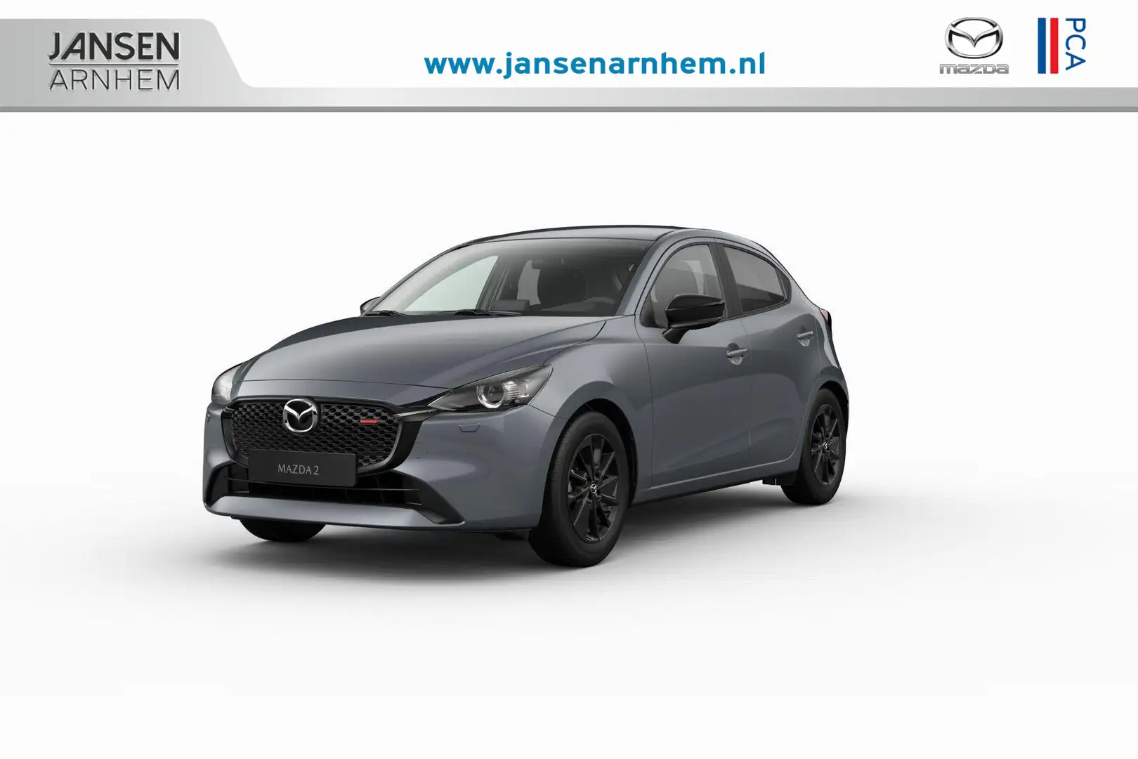 Mazda 2 Homura | 16-inch lichtmetalen velgen, Black | 8-in Grijs - 1