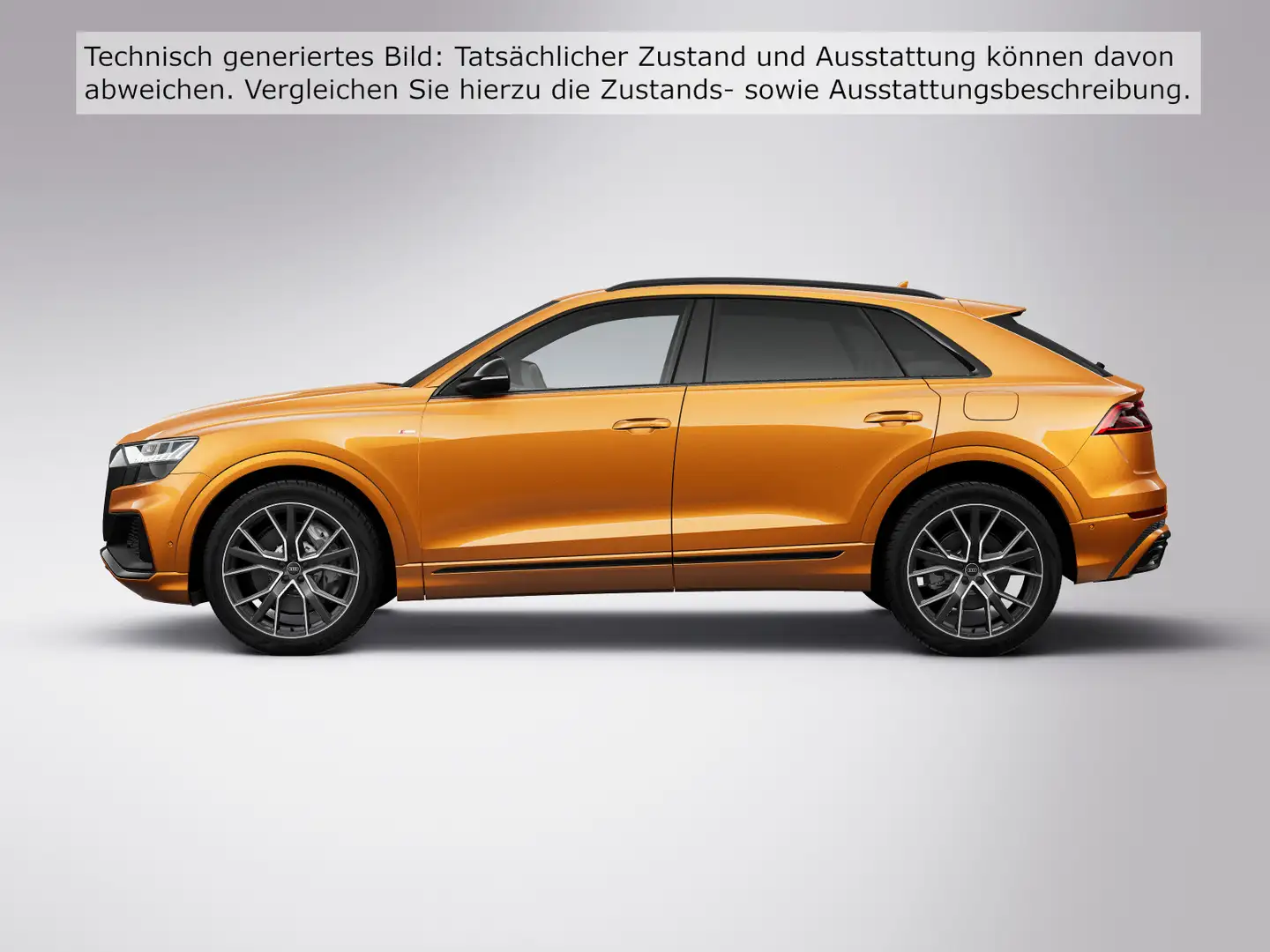 Audi Q8 S line 55 TFSIe quattro MATRIX B&O RFK Orange - 2