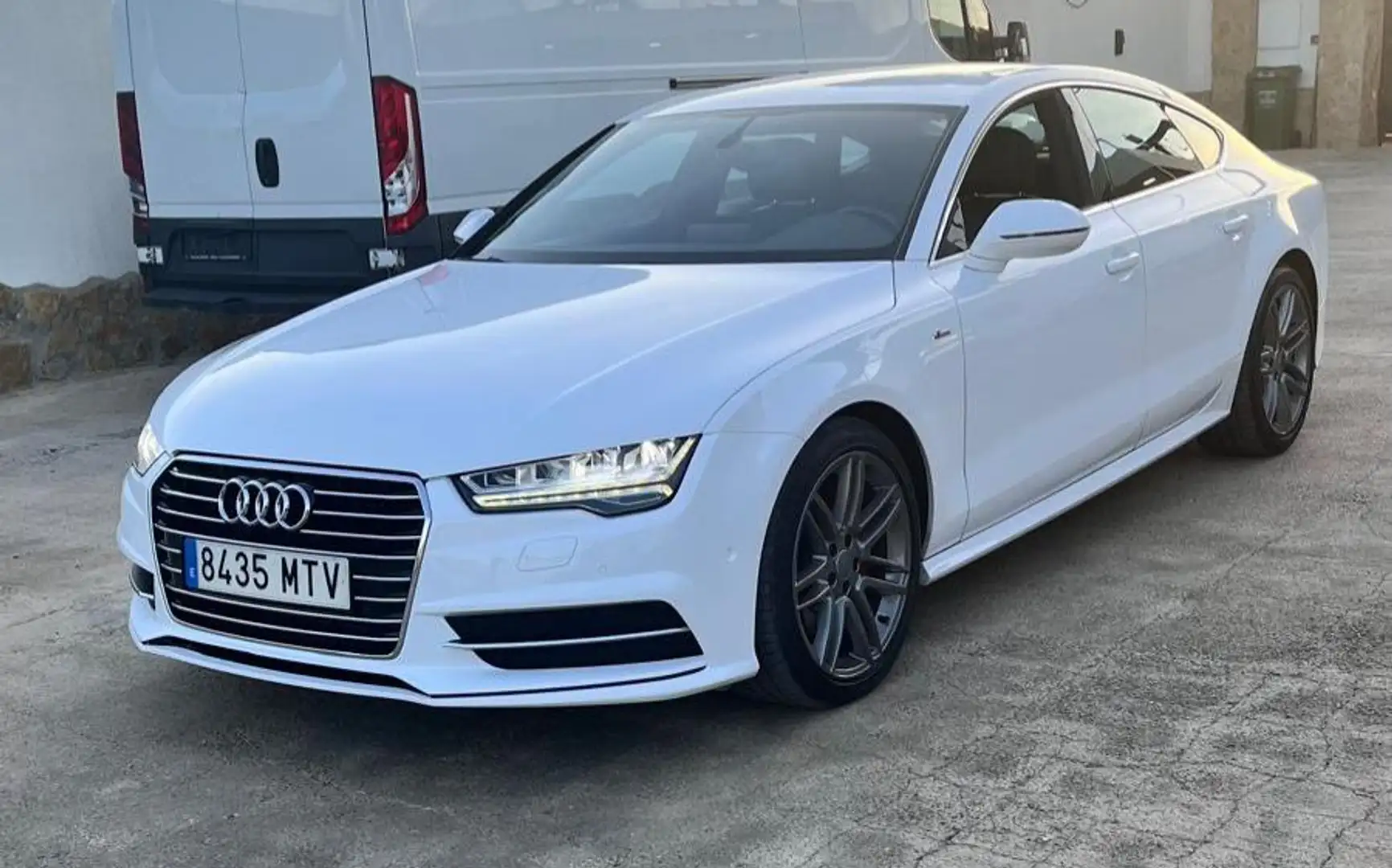 Audi A7 SB 3.0BiTDI Black line quattro ed.Tip. Blanc - 1