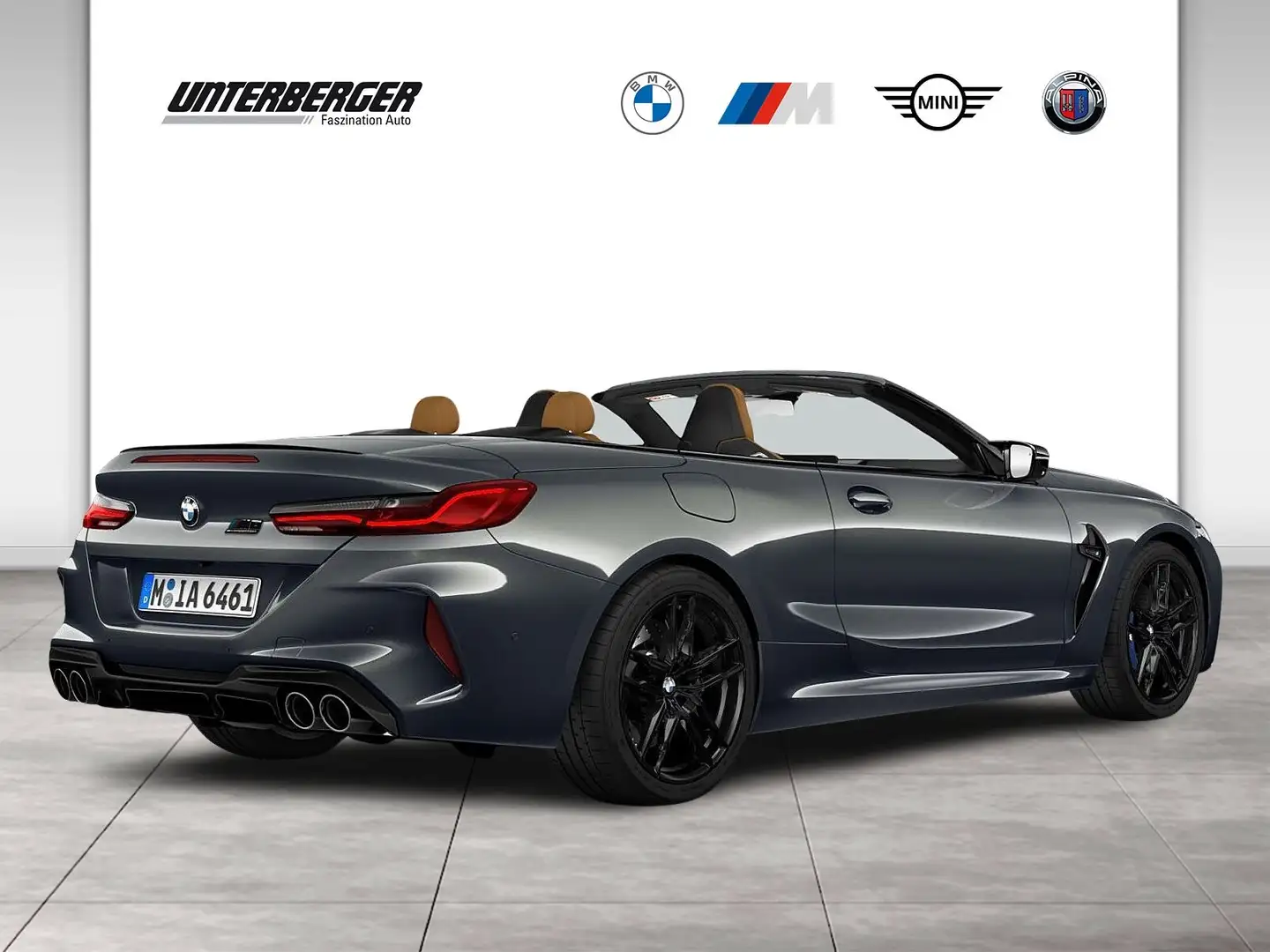 BMW M8 Cabrio M Competition ACC DA-Pro PA+ 360° HUD Grigio - 2
