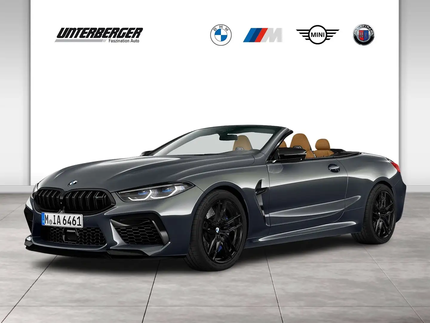 BMW M8 Cabrio M Competition ACC DA-Pro PA+ 360° HUD Grigio - 1