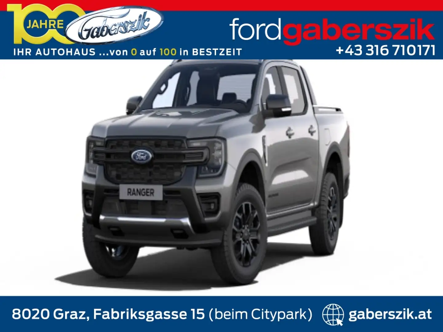 Ford Ranger Ranger Doppelkabine Wildtrak e-4WD 2.3 EcoBoost... Grau - 1
