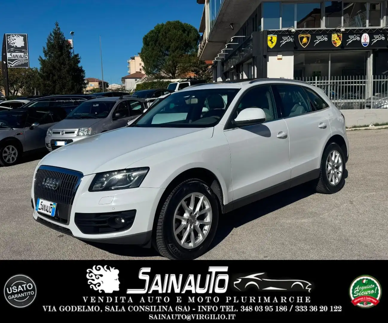 Audi Q5 Audi Q5 2.0 TDI 170CV quattro tetto Garanzia Blanc - 1