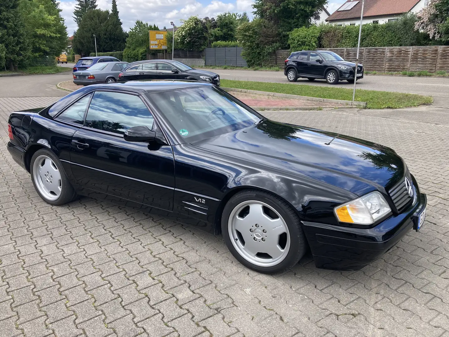 Mercedes-Benz SL 600 *schwarz Uni,Leder Nappa,top Zustand* Negru - 2